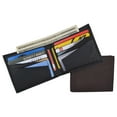thumbnail image 2 of RFID Blocking Premium Leather Bifold Men's Multi-Card Holder Wallet, 2 of 25