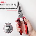 thumbnail image 6 of Steel Electrician Scissors With Wrench Function For Cable Iron Stripping Crimping And Wire Cutting Ideal For Electrical Work, 6 of 8