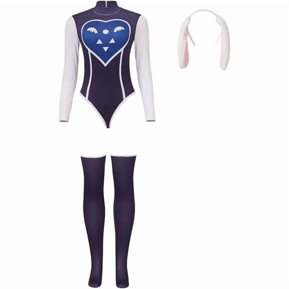 Toriel Inspired Jumpsuit with Headwear and Stockings Full Set for Women