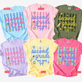 thumbnail image 2 of Custom Grade Level Teacher Comfort Colors Shirt, Teacher Name Tee, Personalized School Staff Shirt, Matching Teacher Team Outfit, Back To School, 2 of 7