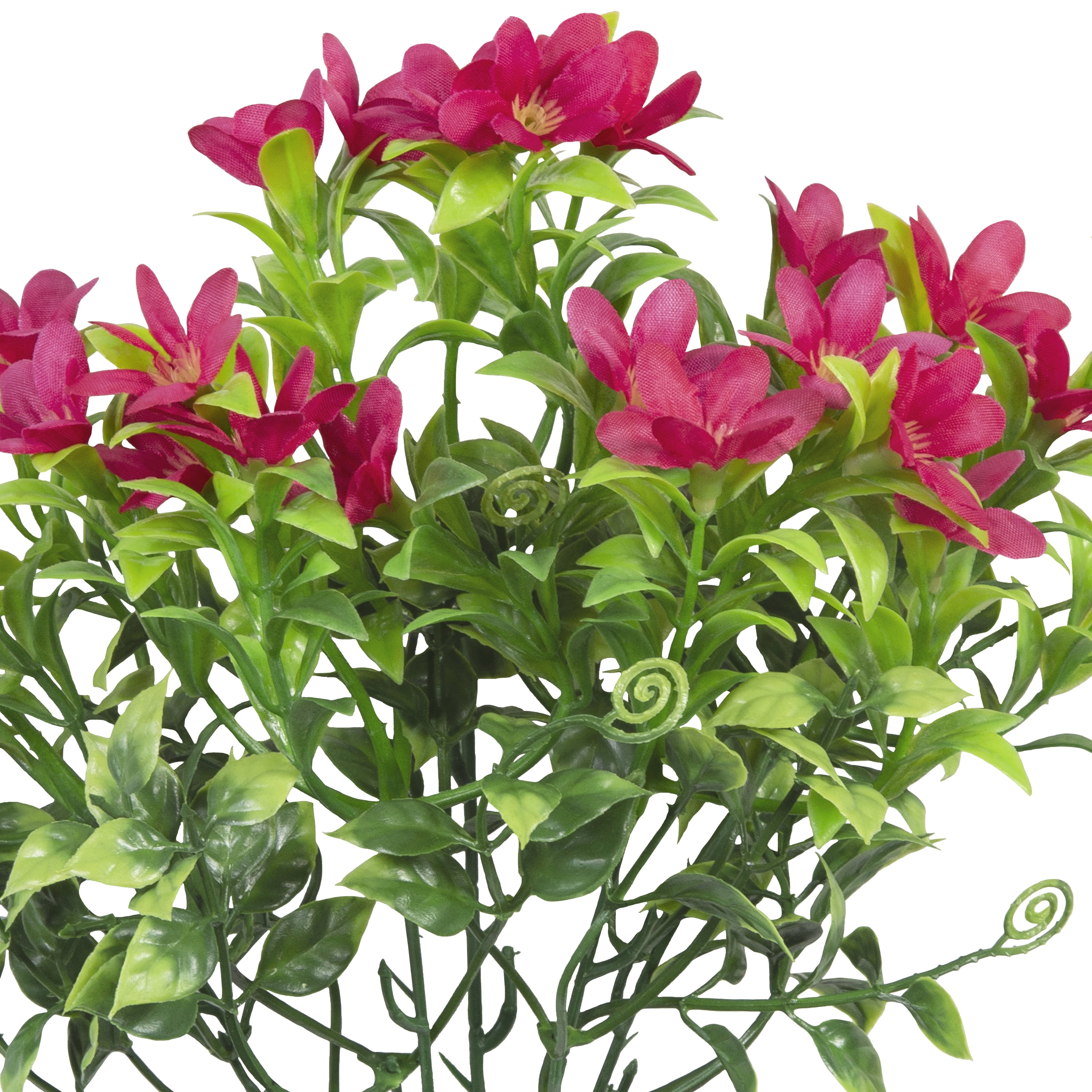 13-inch Artificial Multi Heads Mini Flowers Pick, Hot Pink, 1pc, for Indoor Use, by Mainstays
