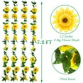 thumbnail image 2 of 4PCS Artificial Sunflower Garland Decor Sunflower Vine Hanging Flowers Garland Home Wedding Party Decoration A, 2 of 5