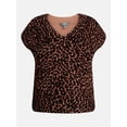 thumbnail image 5 of Terra & Sky Women's Plus Ribbed Sleeveless V Neck Sweater Top, Sizes 0X-5X, 5 of 5