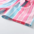thumbnail image 7 of Toddler Baby Girl Clothes Ruffle Short Sleeve Tops and Colorful Shorts Outfits Set Pink 2-3T, 7 of 7