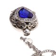 thumbnail image 4 of Collar largo azul de 1 pieza, joyería de cuello para mujer con colgante en Zulema Colgante conmemorativo del corazón, 4 of 8