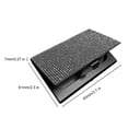 thumbnail image 5 of Sylvtty Bling Rhinestone Small Business Card Holder for Women Alloy Business Card Case Pocket Slim Name Card Holder with 10-20 Cards Capacity, 5 of 7