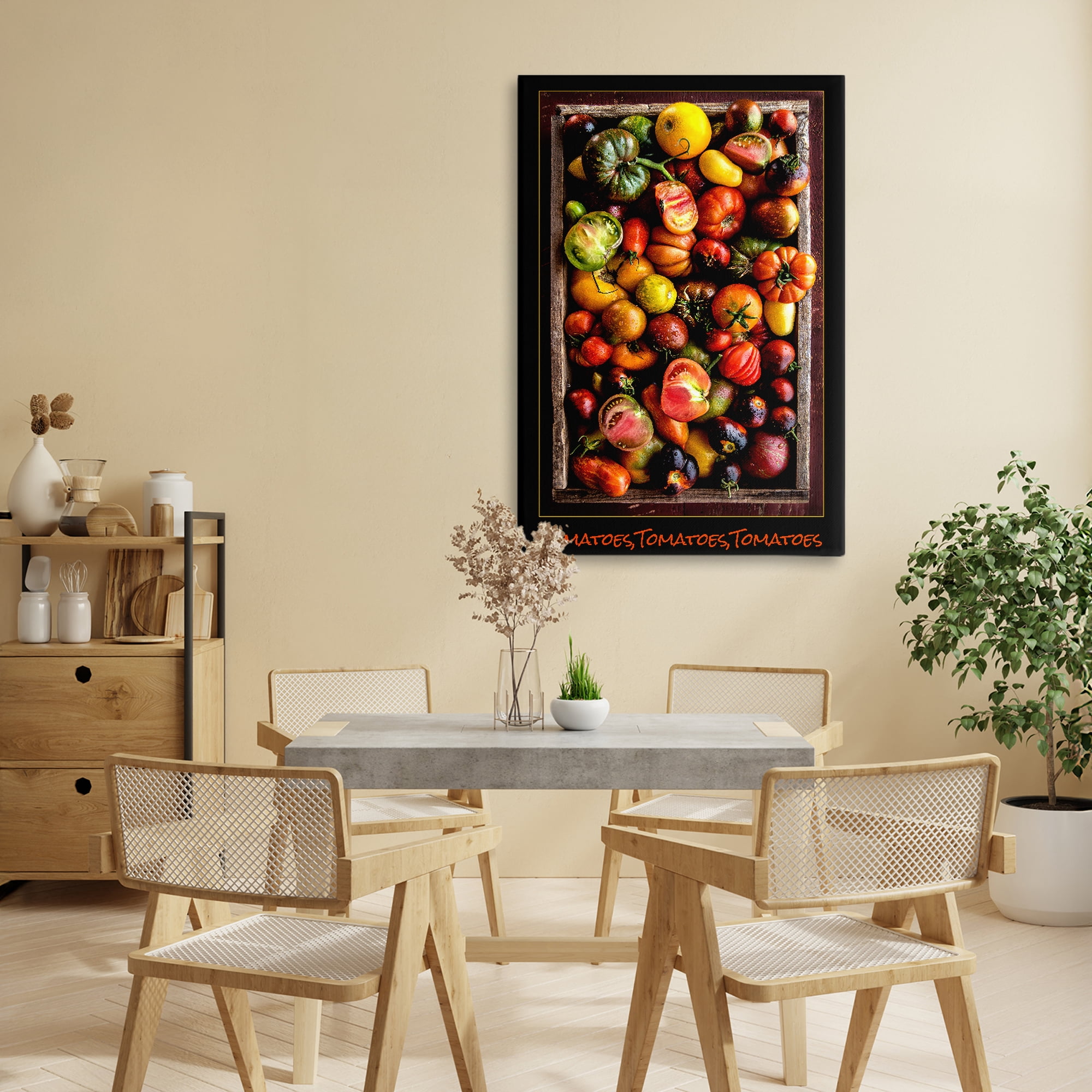 Stupell Industries Ripe & Bountiful Tomato Harvest Canvas Wall Art, design by Carl Kravats