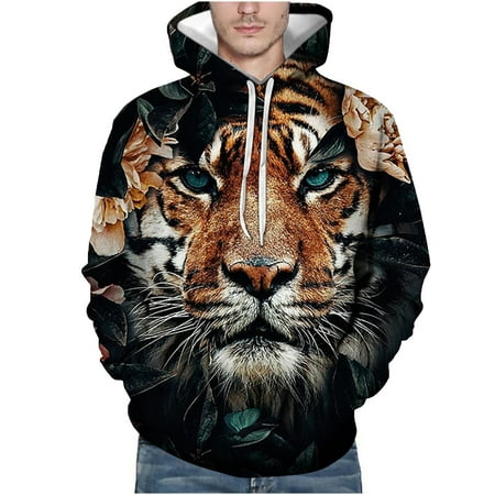 

Simplmasygenix Graphic Hoodies for Women Plus Size Fall and Winter Men and Women Hooded Sweater Printing Pullover Blouse