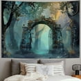 thumbnail image 2 of ONETECH Fairytale Tapestry Enchanted Forest Tapestry Wall Hanging Dark Mood Landscape Wall Tapestry Wall Art for Room Decorations Bedroom College Dorm Decor, 2 of 6