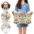 thumbnail image 5 of Yayeee Foldable Storage Basket for Shelves with Handles Waterproof Cloth Bins, Beige Floral, 5 of 7