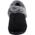 thumbnail image 3 of Skechers Chaussons de Camping Confortables pour Femmes, Noir, 7.5, 3 of 4