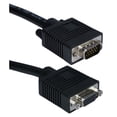 thumbnail image 1 of 35 ft. Premium VGA HD15 Male to Female Tri-Shield Extension Black Cable, 1 of 1