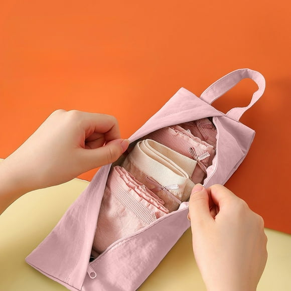 Handheld Waterproof Storage Bag Multifunctional Portable Organizer Bag For Travel Foldable Underwear Bag Large Capacity