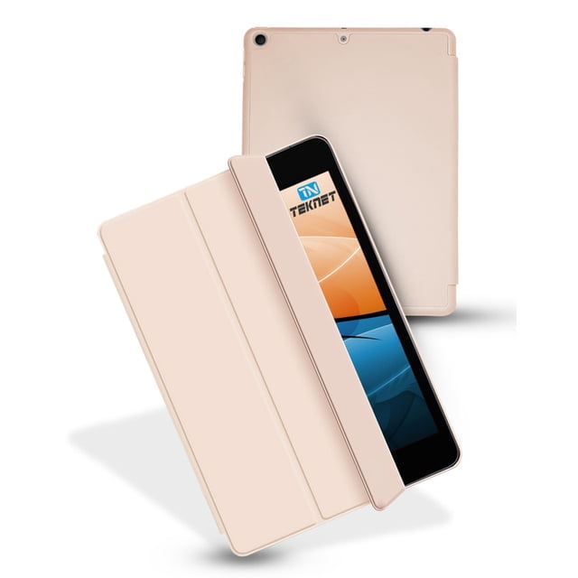 Funda Teknet Folder Silicon para iPad 10.2 9 8 7 Gen Porta pencil