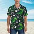 thumbnail image 4 of Balery Men'S Summer Hawaiian Shirts Short-Sleeve Design Name Printed Casual Shirts - Size Name, 4 of 9