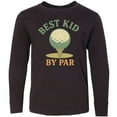 thumbnail image 3 of Inktastic Best Kid by Par Golf Ball Motif Long Sleeve Youth T-Shirt, 3 of 5