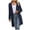 Navy, variant on Ozmmyan Women's Fashion Jacket Cardigan Pocket Medium And Long Term Outwear Long Sleeve Coat
