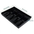 thumbnail image 2 of Cash Register Drawer - Tray Replacement 4 Bill/3 Coin Cash Register Insert Tray,12.6 X 9.6 X 1.4inc, 2 of 5