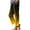 Yellow, variant on biudgviw Capri Pants for Women Gradient Cotton Linen Pants Lightweight Beach Vacation Cropped Trousers with Pockets Casual Bottoms
