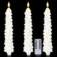 thumbnail image 1 of Lamp Homemory, 3 velas LED blancas con forma de árbol, 25 cm, 1 of 7