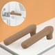 thumbnail image 5 of 2 pares de manija de la puerta cubierta protectora de silicona para niños guantes de protección manga cubierta de la perilla de la puerta silenciosa anticolisión manija de la Negro y marrón perfecl cubierta protectora del mango, 5 of 8