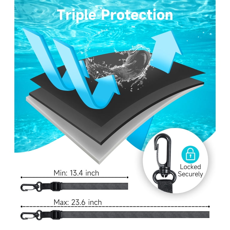 GJUMP Waterproof Phone Pouch 2-Pack Black photo 4