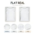 thumbnail image 3 of Ladybranch Women Spaghetti Strap Scoop Neck Ribbed Tank Tops Slim Fitted Cotton Basic Cami Shirts(XX-Large, White), 3 of 5