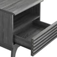 thumbnail image 4 of Modway Render Modern Particleboard Wood Nightstand - Charcoal Finish, 4 of 7