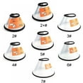 thumbnail image 2 of Adjustable Pet Recovery Collar Comfy Cat Cone, Soft Edge Plastic Dog Cone Anti-Bite Lick Wound Healing Safety Practical Protective E-Collar, 2 of 9