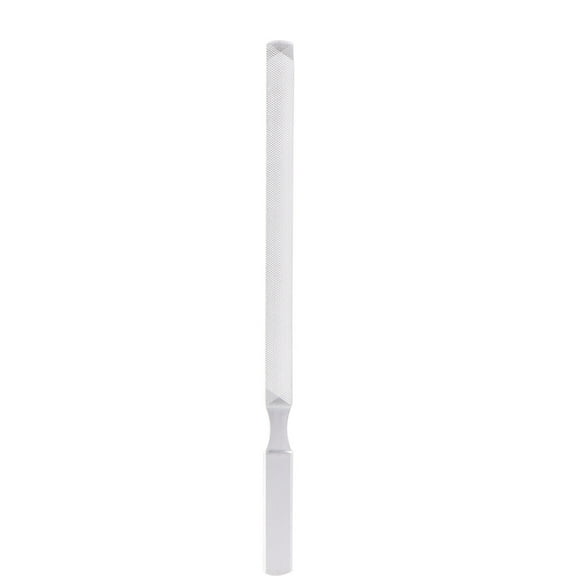 RODSHAKE Stainless Steel Double Side Nail File Nail Buffer Nail Cleaner Tip Pedicure Manicure Buffing Nail Art Tools 18cm