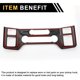 thumbnail image 5 of Cubierta del panel de aire acondicionado A/C Unique Bargains para Ford F-150 21-24 negro 1 juego, 5 of 6