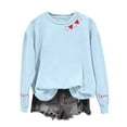 thumbnail image 5 of RXMEKW Chandail à Capuchon à Manches Longues pour Femmes, Mode Printemps et Hiver, Col Rond Imprimé, Sans Capuche, 5 of 5