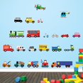 thumbnail image 3 of Decowall Ds4-8004 Transportes Pegatinas De Pared Para Niños Calcomanías De Pared Despegables Y Pegables Extraíbles Para Niños Guardería Dormitorio Sala De Estar (Pequeño) D?Cor, 3 of 5