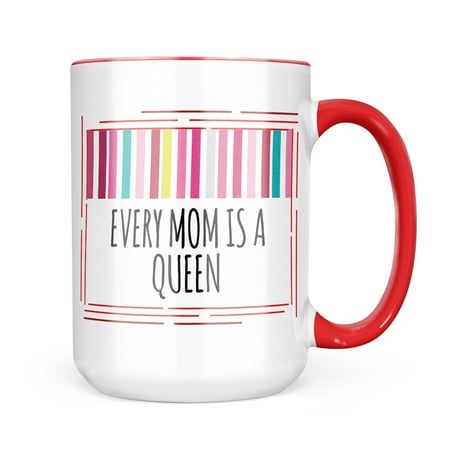 

Christmas Cookie Tin Every Mom is a Queen Mother s Day Colorful Stripes Mug gift for Coffee Tea lovers