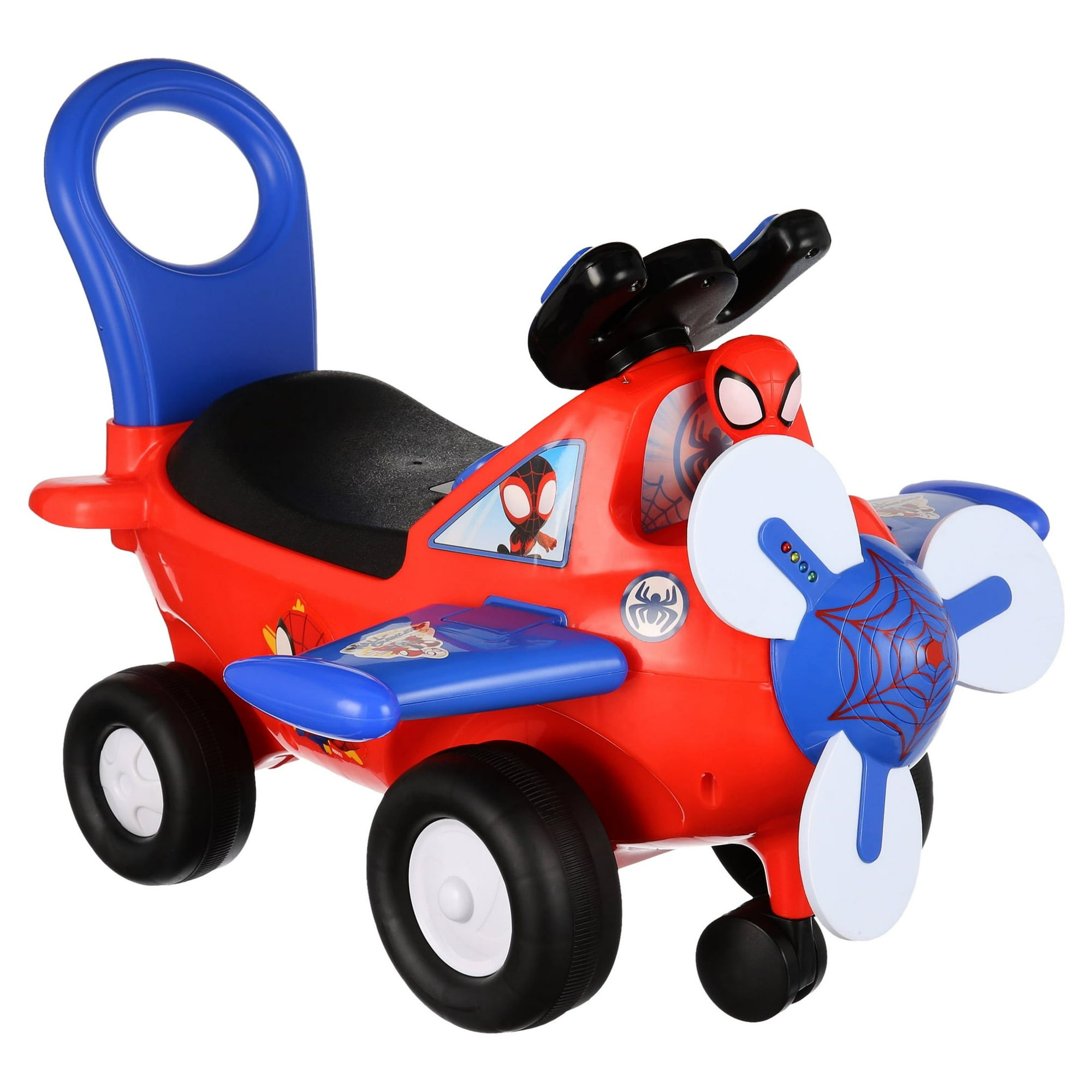 Marvel Lights ‘N’ Sounds Spidey Activity Plane Ride on Toy (12 to 36 Months, 1 per Pack)