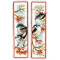 thumbnail image 3 of Vervaco Bookmark Counted Cross Stitch Kit 2.5"X8" 2/Pkg-Birds & Red Berries On Aida (14 Count), 3 of 6