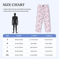 thumbnail image 4 of Honiee Rose Flowers for men - a sleek fusion of Straight Pajama Pants, versatile Lounge Pants, and cozy Sleepwear, all rolled into one-Medium, 4 of 6
