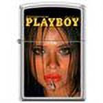 Zippo Playboy February 1977 Cover Satin Chrome Windproof Lighter NEW RARE