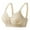 Beige, variant on IROINNID Full Coverage Bras For Women Solid Wire Free No Show Underwear One Piece Leisure Underwear