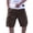 Brown-C2, variant on Men's Cargo Shorts with Multi-Pocket Elastic Waist Shorts Drawstring Ripstop Straight Leg Camo Cargo Shorts Casual Loose Fit Hiking Running Outdoor Joggers,Brown L