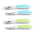 thumbnail image 4 of Munchkin® Raise™ Toddler Fork and Spoon Utensil Set, Blue/Green, Unisex, 4 Pack, 4 of 5