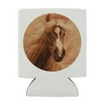 thumbnail image 2 of Horse Portrait Peach Can Cooler - Drink Sleeve Hugger Collapsible Insulator - Beverage Insulated Holder, 2 of 4