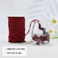 thumbnail image 5 of 12.5 Yards Rick Rack Trim 1/2 Inch RIC Rac Dark Red Rickrack Zig Zag Lace Wave Ribbon Wave Bending Fringe Lace Trim S Shaped Woven Fabric with Spool for Sewing DIY Crafts diy, 5 of 5