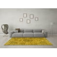 thumbnail image 3 of Ahgly Company Machine Washable Indoor Rectangle Persian Yellow Traditional Area Rugs, 2' x 5', 3 of 4