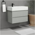 thumbnail image 5 of Nameeks Block-3217-W Block 32" Wall Mounted Single Basin Vanity Set - Grey Mist, 5 of 7