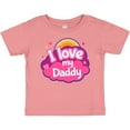 thumbnail image 3 of Inktastic I Love My Daddy Girls Girls Baby T-Shirt, 3 of 5