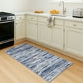thumbnail image 2 of Suelur Abstract Runner Rug for Hallways 2x5 Runners Super Soft Non Slip Kitchen Rugs Washable Rug Runner for Entryway Bedroom Indoor, Navy Blue/Gray/Neutral/Multi, 2 of 8