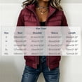 thumbnail image 2 of Luvrsol Winter Coats for Women Hooded Quilted Puffer Jacket Full Zip Warm Coat Outerwear, Wine S-2XL, 2 of 7