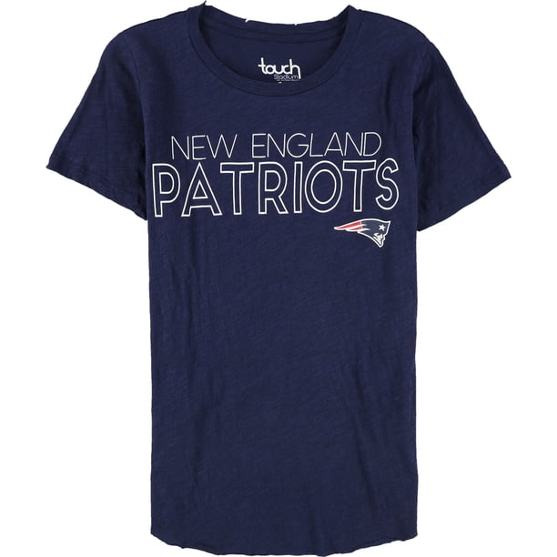 Camiseta gráfica Touch New England Patriots para mujer, azul, mediana
