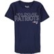 thumbnail image 1 of Camiseta gráfica Touch New England Patriots para mujer, azul, mediana, 1 of 2